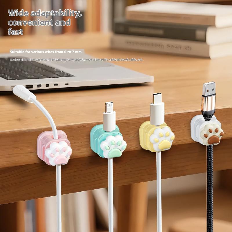 Desk Cable Clip - Desktop Cute Cable Organizers Holder Clips