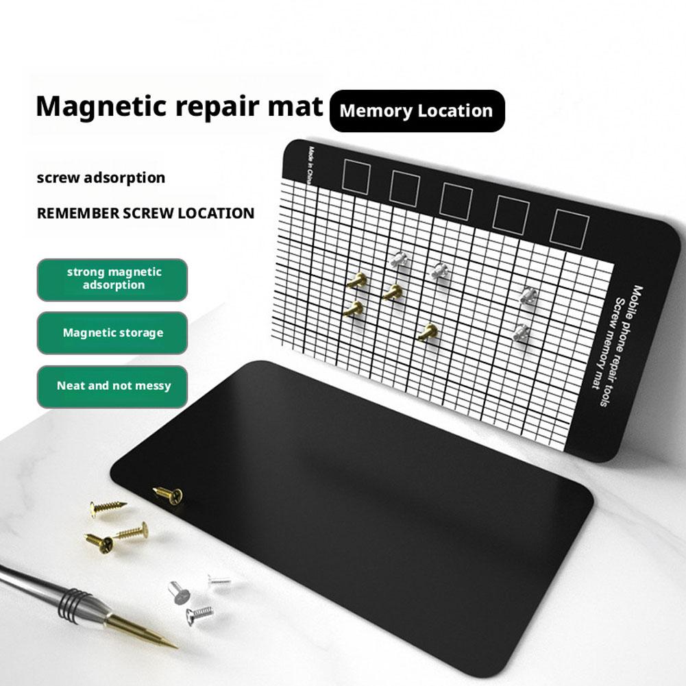Tech Accessories Holder - Magnetic Screw Mat 145x90mm with Memory
