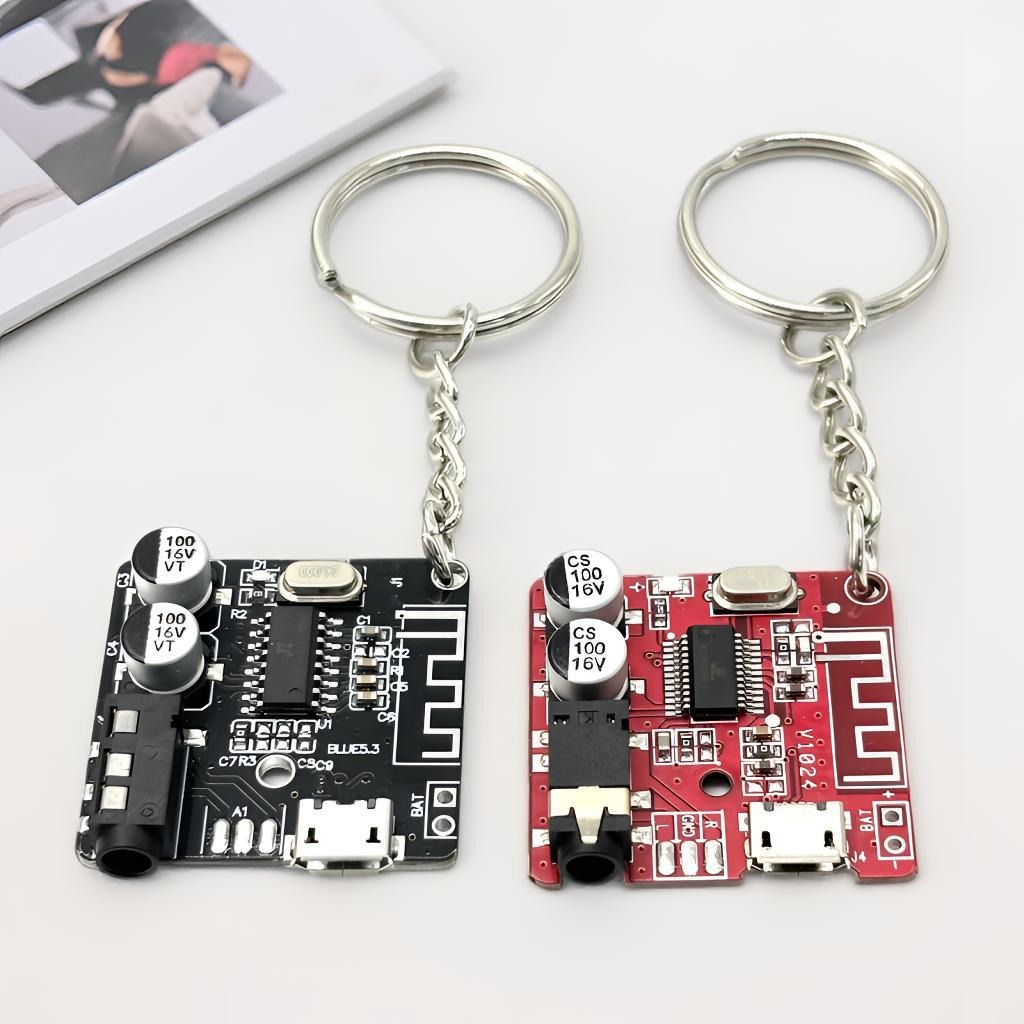 Tech Accessories Wholesale - Cyberpunk Style Circuit Board Keychain Funny