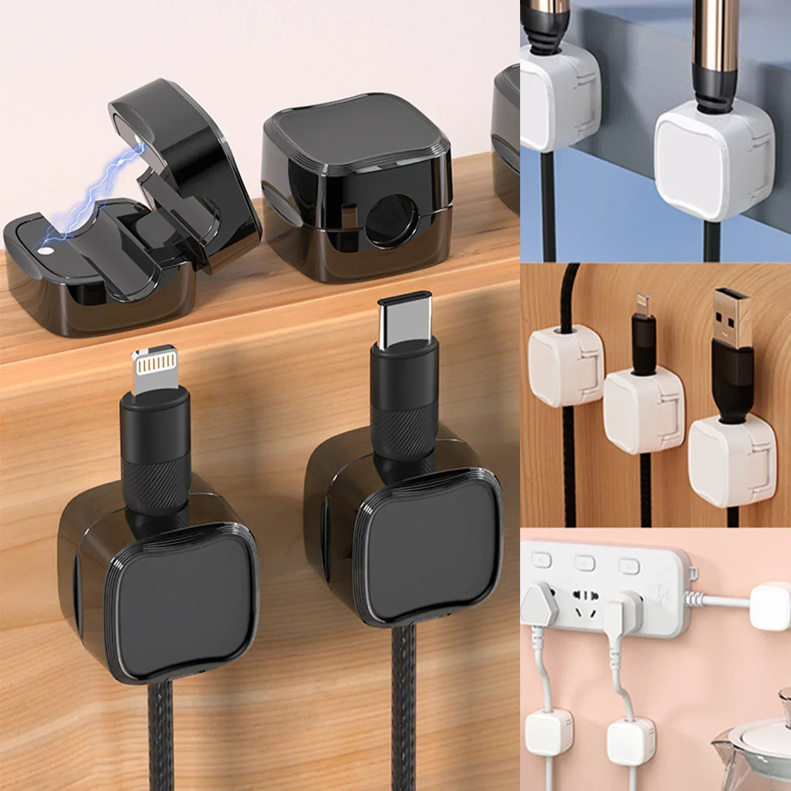 6/12/24PCS Magnetic Cable Orga - đánh giá và giá Desk Cable Clip