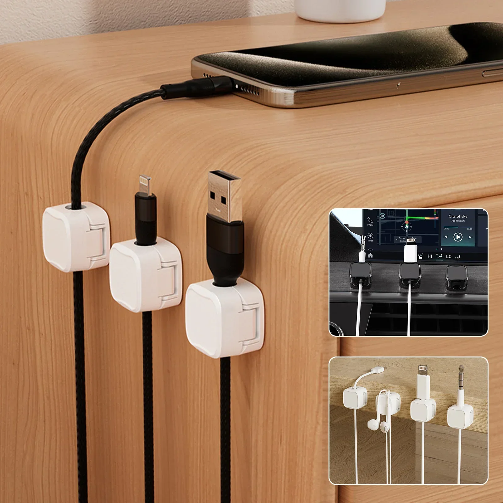 6/12/24PCS Magnetic Cable Orga - đánh giá và giá Desk Cable Clip