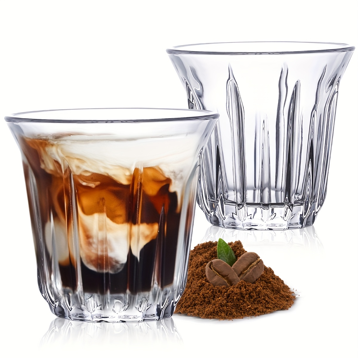 2 Pack Espresso Cups, Clear Gl - đánh giá và giá Tech Accessories For Office