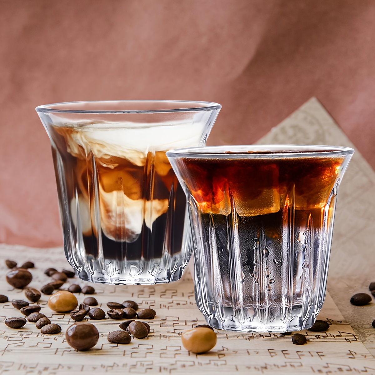 2 Pack Espresso Cups, Clear Gl - đánh giá và giá Tech Accessories For Office