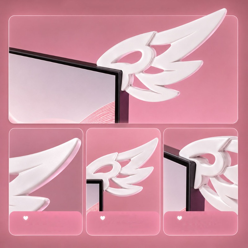 Kawaii 3D Wing Decor for Compu - đánh giá và giá Kawaii Tech Accessories