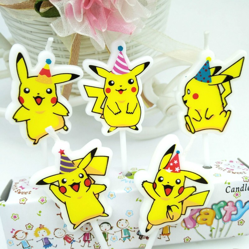 5pcs/lot Pokemon Birthday Cake - đánh giá và giá Tech Home Accessories