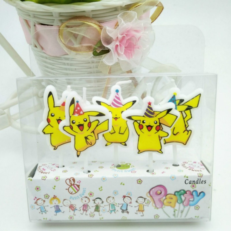 5pcs/lot Pokemon Birthday Cake - đánh giá và giá Tech Home Accessories