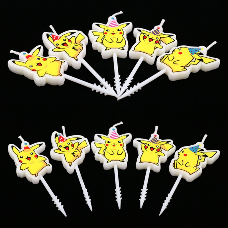 5pcs/lot Pokemon Birthday Cake - đánh giá và giá Tech Home Accessories