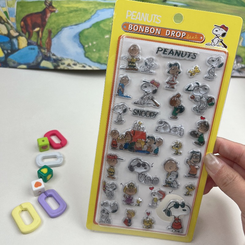 8Pcs Cute Snoopy Cartoon 3D Re - đánh giá và giá Tech Accessories For Office