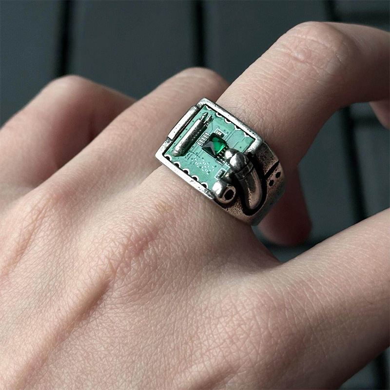 Retro Tech PCB Ring Jewelry Ac - đánh giá và giá Tech Accessories Industry