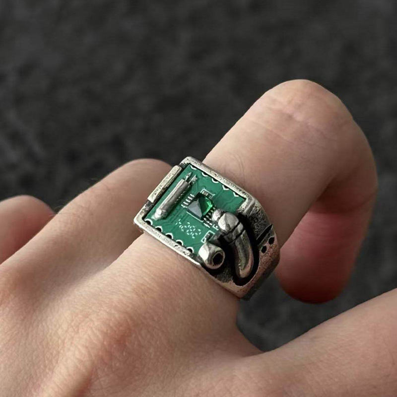 Retro Tech PCB Ring Jewelry Ac - đánh giá và giá Tech Accessories Industry