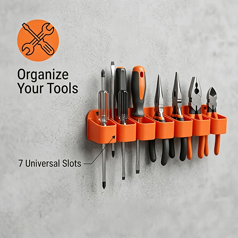 7 Slots Wall Mounted Tool Orga - đánh giá và giá Tech Accessories Holder