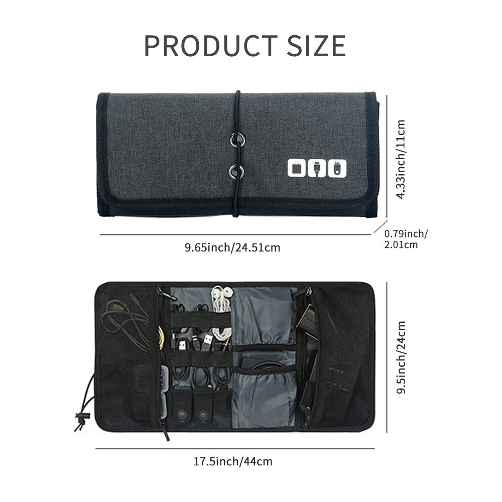 Travel Cable Storage Bag，Elect - đánh giá và giá Tech Accessories Organizer Pouch