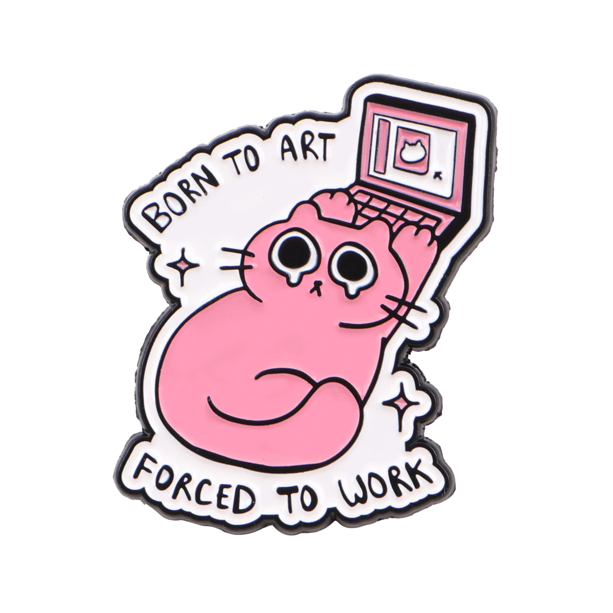 Cute Office Cat Enamel Pin Lap - đánh giá và giá Tech Accessories For Office