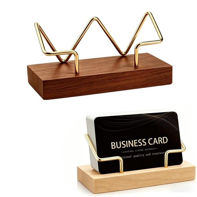 【A8】Wooden Business Card Holde - đánh giá và giá Tech Accessories For Office