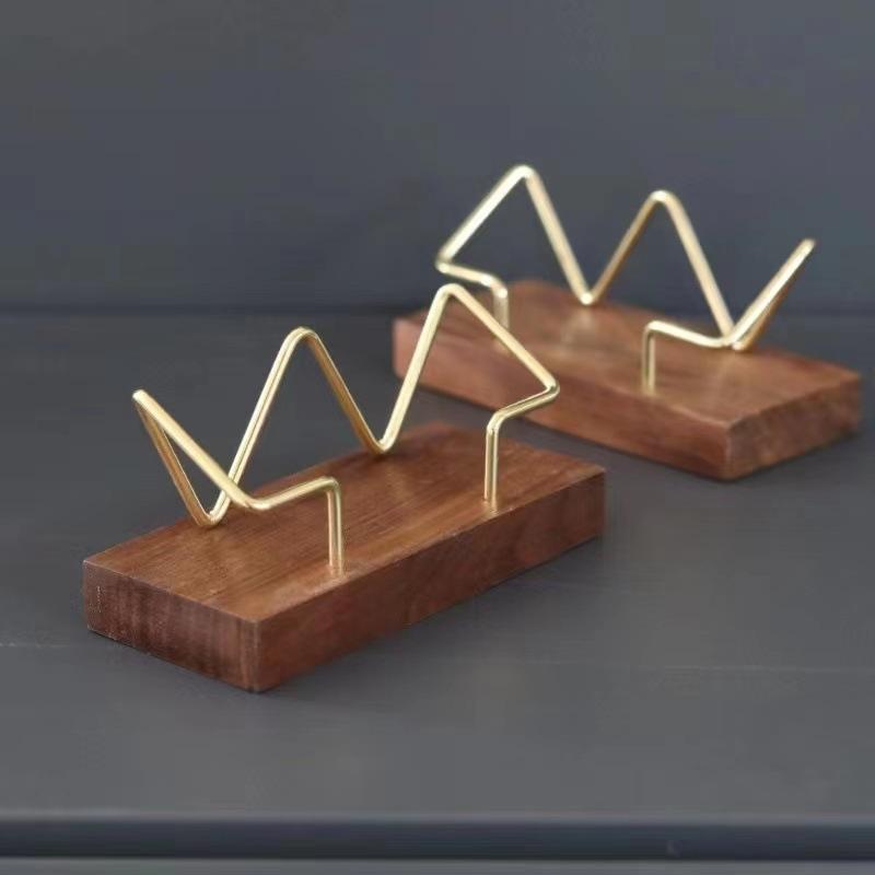 【A8】Wooden Business Card Holde - đánh giá và giá Tech Accessories For Office