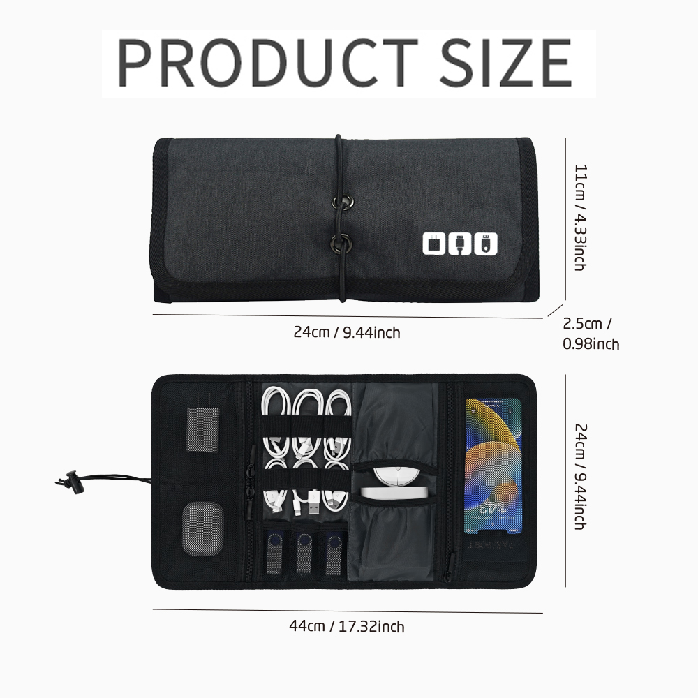 Tech Organizer Bag Cable Stora - đánh giá và giá Tech Accessories Organizer Pouch