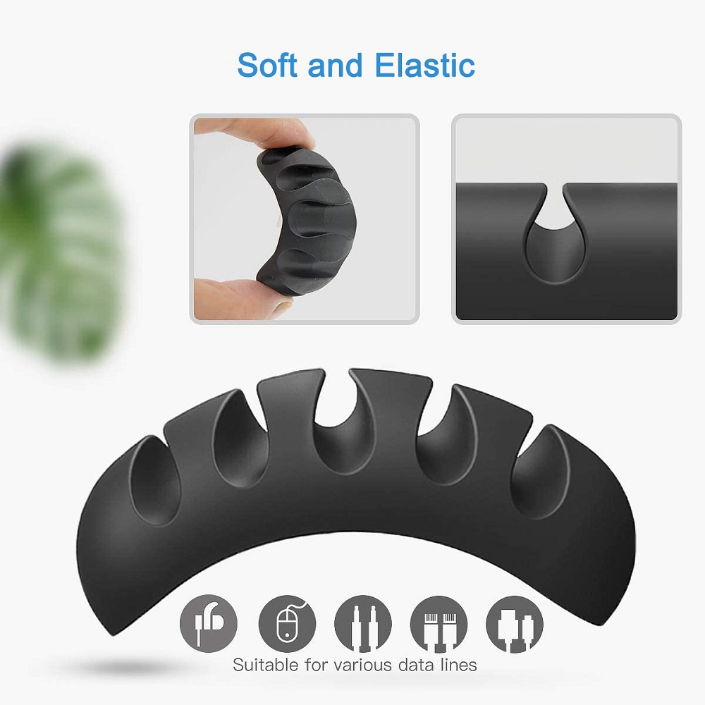 IBudim Cáp Nhà Tổ Chức Silicon - đánh giá và giá Desk Cable Clip