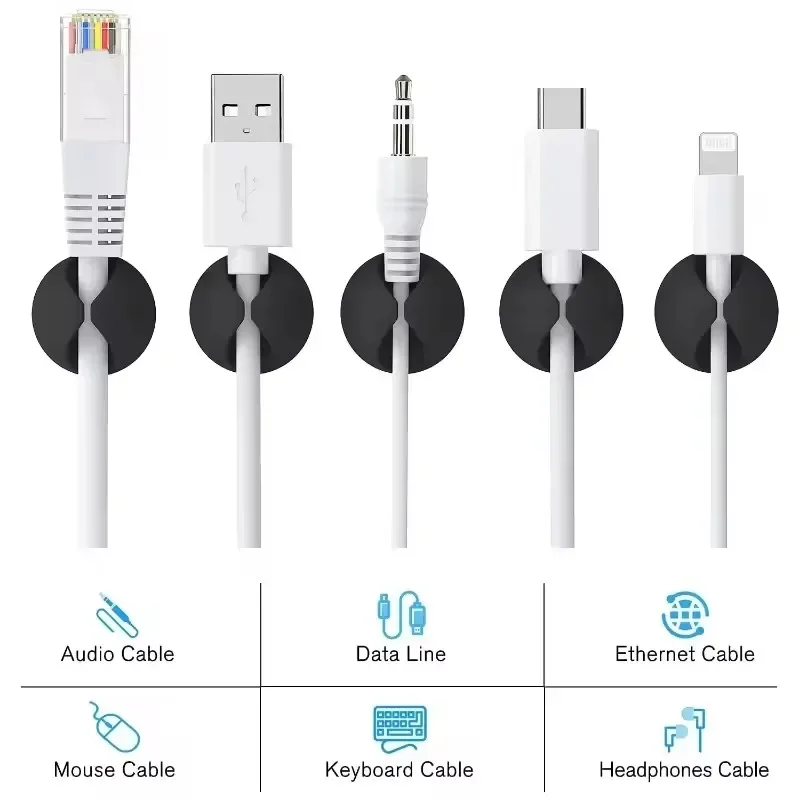5/50Pcs Desktop Wall Cable Cli - đánh giá và giá Desk Cable Clip