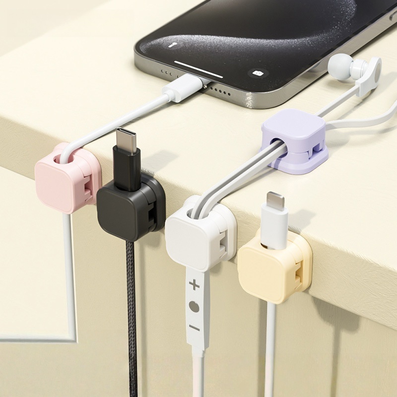 Multi Color Magnetic Cable Man - đánh giá và giá Desk Cable Clip