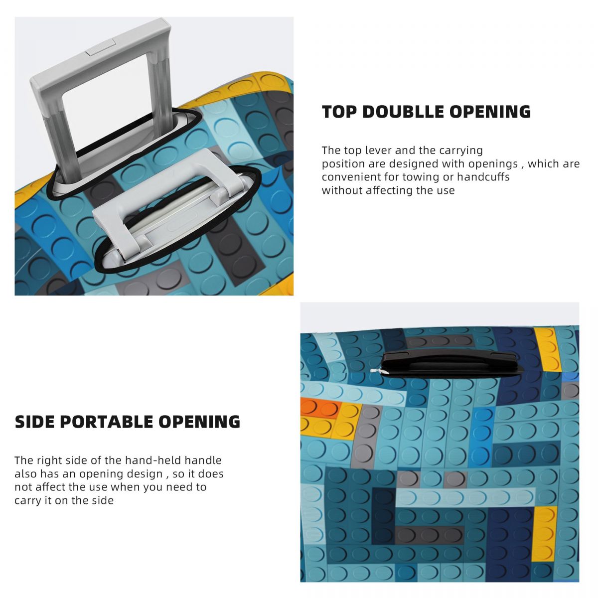 Blue Tech Pixel Building Block - đánh giá và giá Tech Accessories For Travel