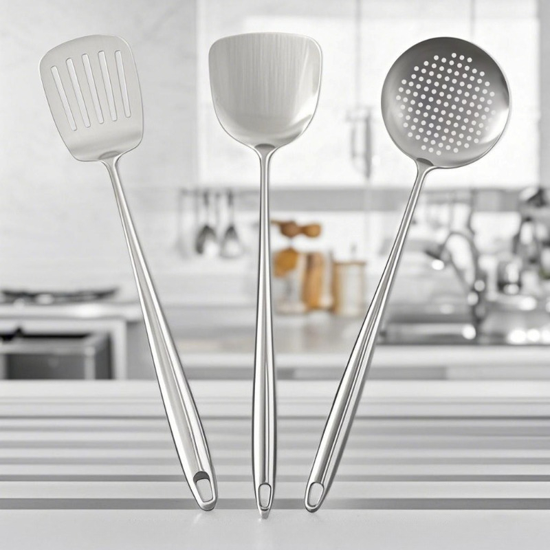 Food Stainless Steel Wok Spatu - đánh giá và giá Hi Tech Kitchen Accessories