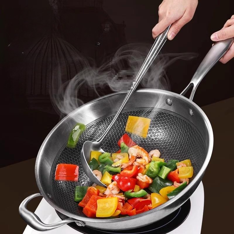 Food Stainless Steel Wok Spatu - đánh giá và giá Hi Tech Kitchen Accessories